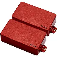 EMG 81/60 Active Electric Guitar Humbucker Pickup Set - Red