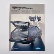 1984 Chevrolet Celebrity Wagon Vintage Full Page Original Print Ad