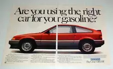 1984 Honda Civic CRX HF Car Ad - Right Car!