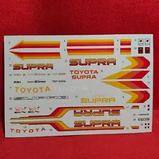 Decals 1985 Toyota Supra 1:25 scale model car part