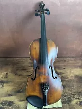 Nice Old Antique Violin Fiddle For Restore Labeled Hopf