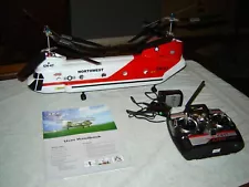 Walkera RC Double Blade Northwest Rescue CH-47 Electric Helicopter Ex Cond NICE