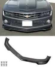 Matte BLACK Front Lip For 10-13 Camaro SS Performance Style New Bumper Splitter