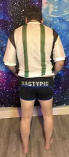 Men’s Nasty Pig Blue Trim Short Shorts L