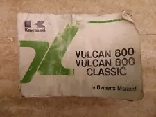 1995 Kawasaki VN800 Vulcan Original Owner's Manual #99920-1830-01 PL1025-M2+