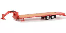 Gooseneck Trailer - Red w/ Red and White Conspicuity Stripes (Hobby Exclusive) -