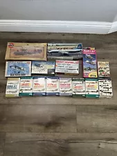 Lot Of 15 Military WP And Airplanes Plastic Model Kits NIB Look Pls Read