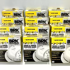 BRK SC9120B 120V AC/DC Smoke & Carbon Monoxide Detector First Alert White