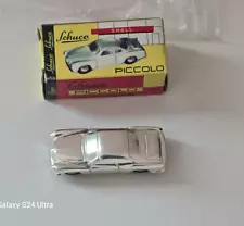 Schuco Piccolo 1/90 Chrome VW Volkswagen Karmann Ghia w Box