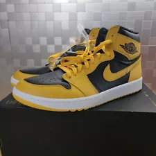 Air Jordan 1 High Golf Sneakers Pollen Wu Tang Mens Size 12.5 Retro DQ0660 700