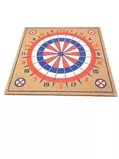 Vintage Rare American Cork 20 Point Dartboard By Wilson