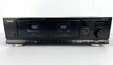 TEAC W-410 Stereo Double Cassette Deck Player (UR) DOLBY SYSTEM High Speed Dubb