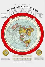 gleason s new standard map of the world for sale