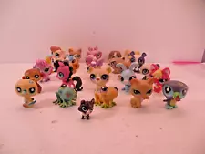 Lot Of 26 Littlest Pet Shop Vintage More Recent Cats Dogs Frog Birds B