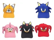Sonic Hedgehog Set of 5 Adjustable Snapback Cap/Hat