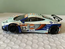 MIB Scalextric C3716 1/32 Gulf McLaren Car 12C GT3 #25 Macau GT Cup FLAWS READ