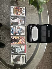 sony psp console bundle With 6 Games And A 1 Gb Memory Stick .