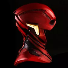 DC Justice League The Flash Wearable Mask 1:1 Helmet Halloween Cosplay Prop