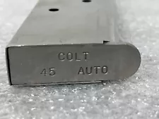 Mag Colt Marked 1911 45acp 7 RD Round Magazine Clip for Colt 45 Stainless Steel