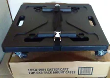 1SKB-1904 Caster Cart for SKB Rack Mount Cases, Black