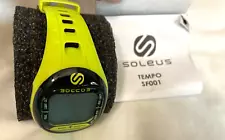 Soleus Tempo Waterproof Fitness Distance Pace Calories Activity Tracker & Watch