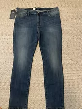 Rock & Republic Jeans Beginners Luck Berlin Mid Rise Skinny Plus Sz 18 M. NWT