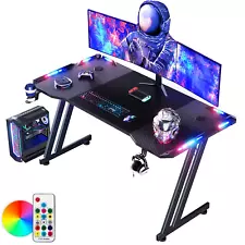 47/55/63 Inch LED Gaming Desk Gaming Table RGB Computer Desk Gamer Workstations