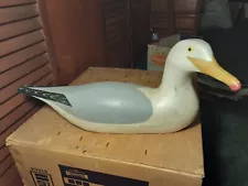 Duck Decoy Carving Sea Gull Bob Booth 1994 Chincoteague Island Virginia