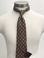 NWT ISAIA SEVEN-FOLD PAISLEY TIE JACQUARD WEAVE MADE IN ITALY — *SALE*