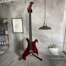 Warwick Buzzard LTD Red 4-Strings Electric Bass Guitar Figure Fretboard 24 Frets