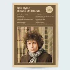 Bob Dylan Blonde On Blonde Fine Art Album Poster