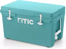 RTIC 65 QT Ultra-Tough Cooler Hard Insulated Portable Ice Chest Box for Beach, D