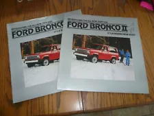 1983 Ford Bronco II Sales Brochure - Vintage - Two for One Price