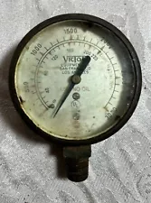 Antique / Vintage Industrial Gauges Victor