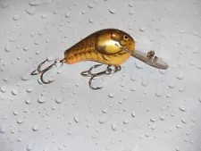 Bagley Killer B1 Lure ~ True Life Crayfish on Gold W/Orange Belly