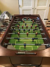 Wooden Sportcraft foosball table