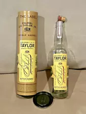 EMPTY E.H. Taylor Single Barrel Bourbon Whiskey Bottle 2023 OHLQ Buffalo Trace