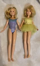 Mary Kate And Ashley Olsen Dolls Lot Of 2 Dolls Mattel 1999 For OOAK