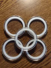 1 - Air-Tite Coin Capsule with White Ring for Morgan Silver Dollar