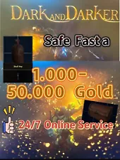 Dark and Darker ✔️10000=10K Gold Coins ✔️coin chest safe and fast ð¥new wipe