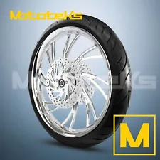 26" 26x3.5 NEO FORGED MAG WHEEL CHROME FOR HARLEY TOURING BAGGER FRONT RIM