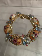 Juliana Delizza & Elster Exquisite Easter Egg Cabouchon Rhinestone Bracele (BFO)