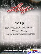 2019 Leaf Valiant Baseball Value HOBBY Promo Factory Sealed Pack-2 ON-CARD AUTOS