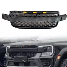 Front Grille fit for ford Ranger T9 2023 2024 Mesh Bumper Grill With yellow Ligh (For: Ford Ranger)