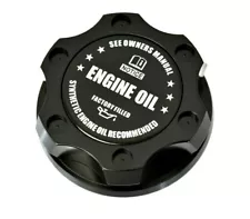 VMS RACING BLACK SYNTHETIC ONLY ENGINE OIL FILL CAP FOR DODGE NEON CALIBER SRT4