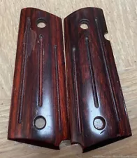 1911 Red Wood Compact Officer’s Grips