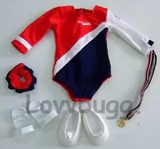 USA Gymnastics 6pc for 15-18" American Girl Doll Clothes FREESHIP ADDONS! LovvU!