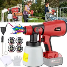 Cordless Paint Spray Gun FOR Milwaukee M18 18V Battery Powered Brushless Motor