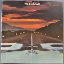 1978 Ford Thunderbird Catalog Brochure Town Landau Excellent Original 78 T-bird