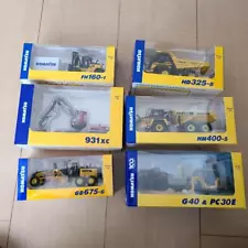 KOMATSU Official Diecast Model 1/87 1/72 Scale Not for sale set of 6pcs from JPN